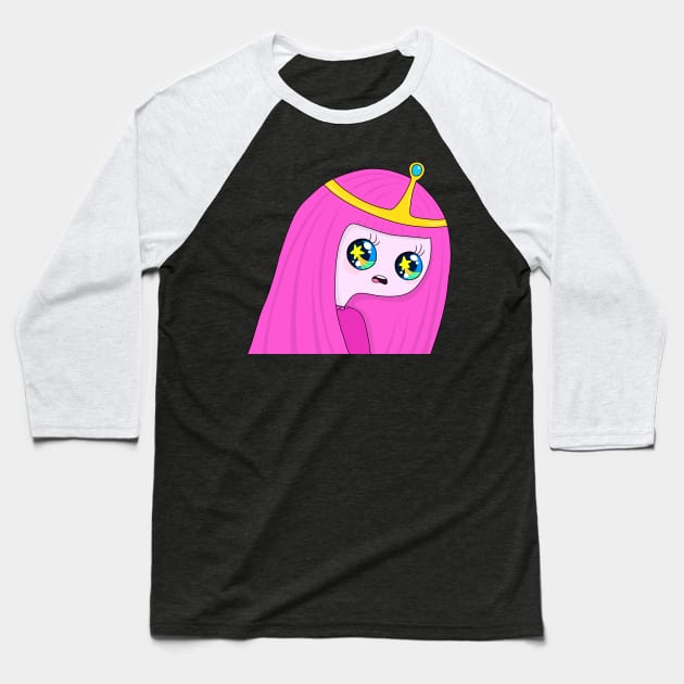 Princess Bubblegum Baseball T-Shirt by valentinahramov